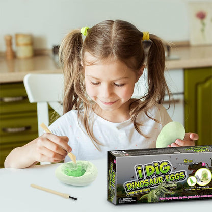 Liberty Imports 12-Pack Gem Digging Kit for Kids - Exciting Gemstone Mining Adventure - Educational STEM Crystal and Mineral Excavation – Party Favor Science Toys