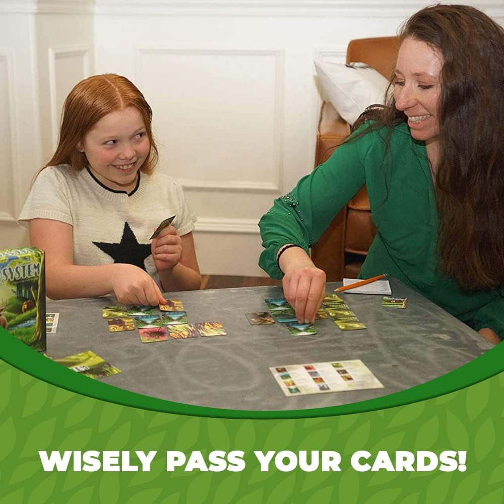 Ecosystem - A Family Card Game about Building Habitats | Learn about Animals, Ecology & Biodiversity for Kids, Adults, Families or the classroom! Fun Board Games for Environmental Science Class