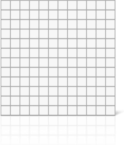 VViViD 11 Sheets Peel and Stick Grey Gloss Faux Ceramic Brick Wall Tiles, Self Adhesive Backsplash 12”x12”, 2mm Thick Kitchen, Bathroom (11 sq. ft.)