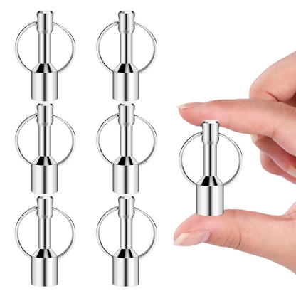 Keychain Magnets, Magnetic Key Chain for Testing Brass, Neodymium Pocket Magnet Key Holders with Strong Magnetic Black Rare Earth, Precious Metal Verifier for Gold & Silver Testing Kit -12 Pack