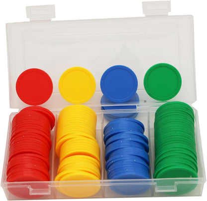 35MM/1.37-inch Box of 120 Counting Coins for Poker Chips and Game Coins (Light Blue, 35MM/1.37-inch)