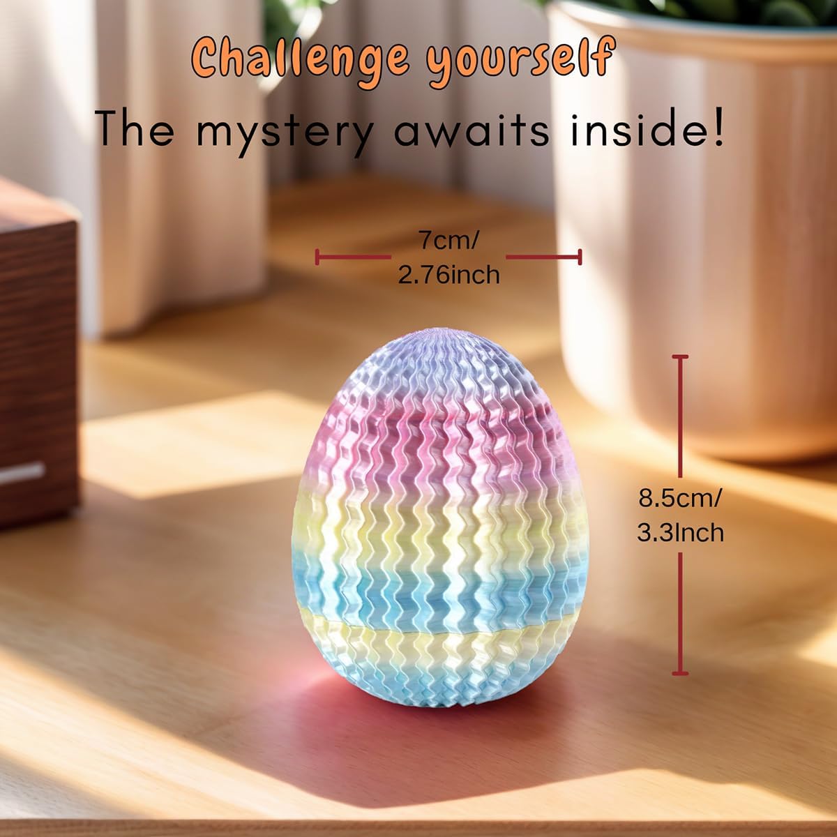2026 Creative Gift Box: Easter Egg Mystery Puzzle with Hidden Compartment, Reusable Brain Teaser Game for Adults & Kids, Money Gift Ideas for Birthday Christmas Party Celebration