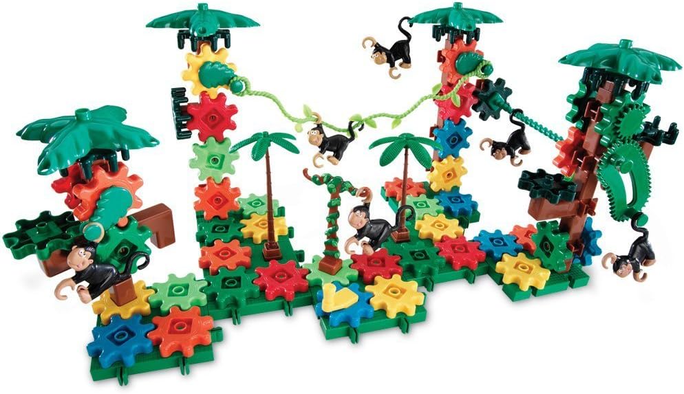 Learning Resources Gears! Gears! Gears! Space Explorers Building Set - 77 Pieces, Ages 4+, STEM Activities, Fine Motor Skills, Toddler Explorer Kit, Science and Construction, Boys and Girls Gifts