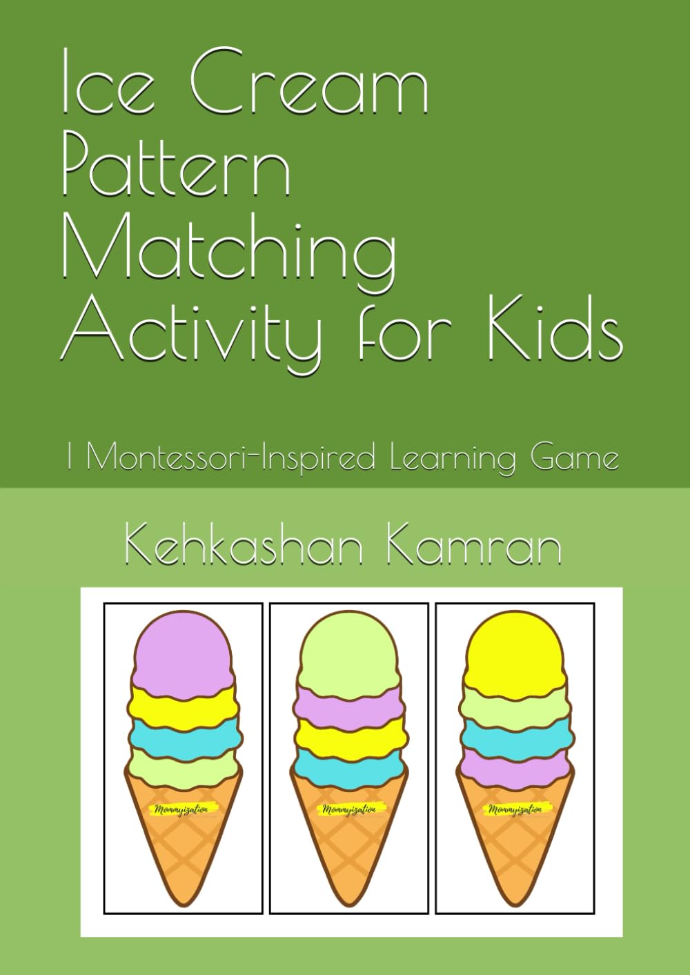 Ice Cream Pattern Matching Activity for Kids: | Montessori-Inspired Learning Game