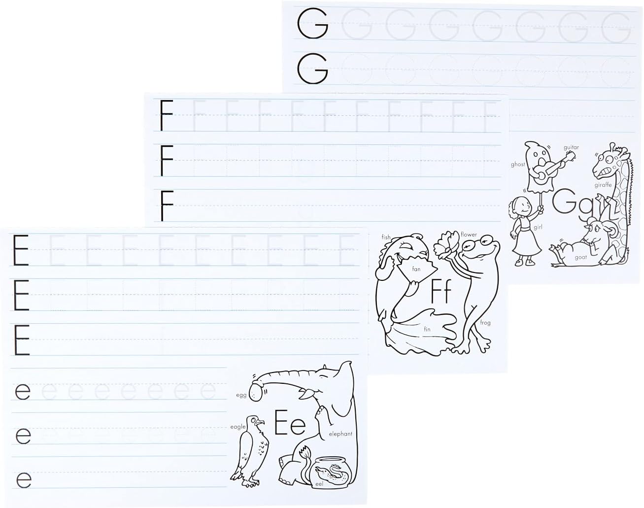 Crayola Alphabet Pad, Tracing Worksheets, 30 Pages, White, 10 x 8 Inches