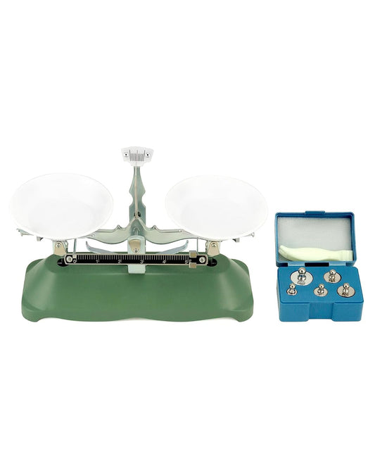 QWORK Balance Scale, 200g / 0.2g, Mini Laboratory Triple Beam Balance Beam Scale for Teaching Tool