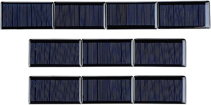SUNYIMA 5V 60mA Epoxy Polycrystalline Solar Panel Cells for Battery Charger DIY System Kits 68mmx37mm / 2.67"x1.45"