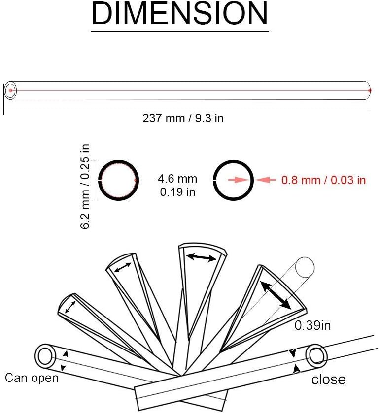 Super Pop Bicycle Spoke Skins Wraps Compatible with Schoolmate Bike Fans- Colorful Bike Wheel Decoration-72 Pcs(Red)