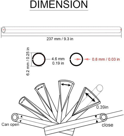 Super Pop Bicycle Spoke Skins Wraps Compatible with Schoolmate Bike Fans- Colorful Bike Wheel Decoration-72 Pcs(Red)