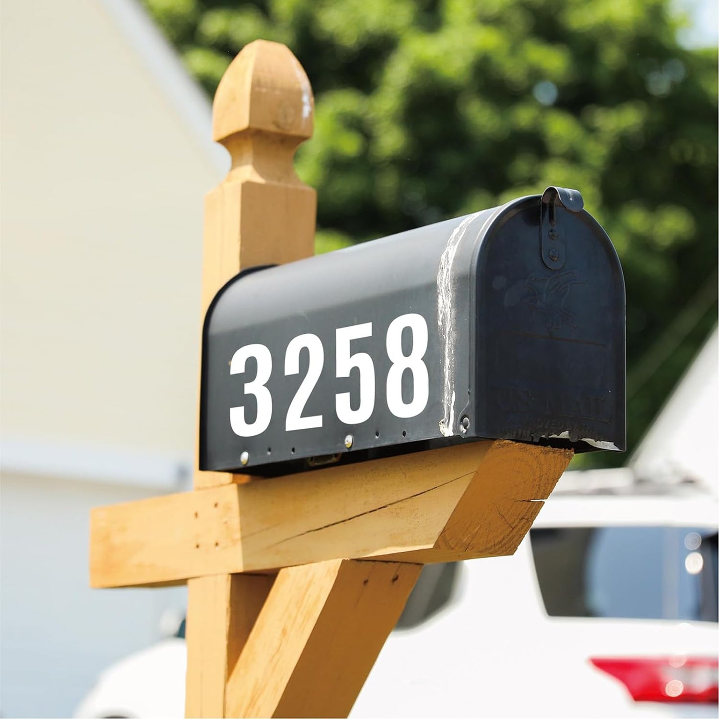 480 Pcs Waterproof 3" Vinyl Alphabet & Number Stickers - Self-Adhesive for Mailboxes, Windows, Doors, Signs, Vehicles & More, Black