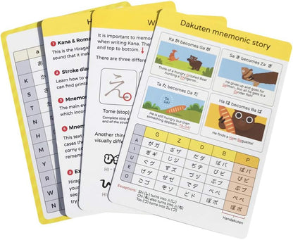 Dr. Moku's Hiragana & Katakana Flash Cards - Learn The Japanese Alphabet for Beginners