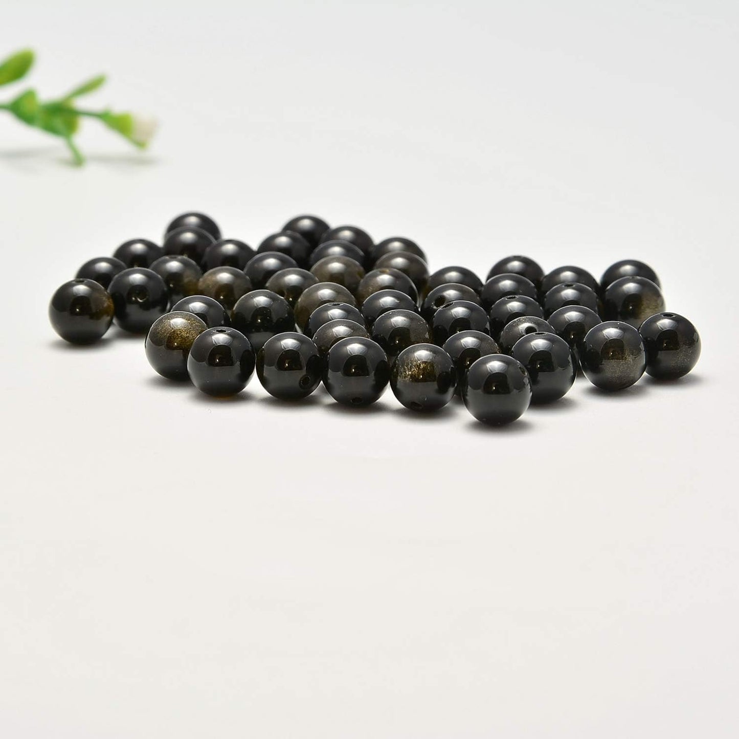NCB 100pcs Original Natural Stone Beads Gemstone Round Loose Beads 6mm 8mm 10mm (Blue Aventurine, 6mm 100Beads) - Colors B