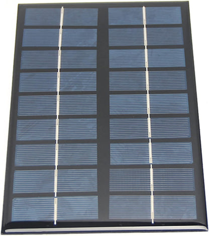 Fielect Mini Solar Panels 9V 3W Small Solar Panel Charger Polysilicon Solar Epoxy Cell Charger DIY Solar System Kit, 195x125mm