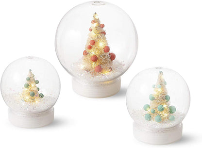 Creative Hobbies 5 Inch (130mm) DIY Snow Globe Water Globe - Clear Plastic with Screw Off Cap | Perfect for DIY Crafts and Customization