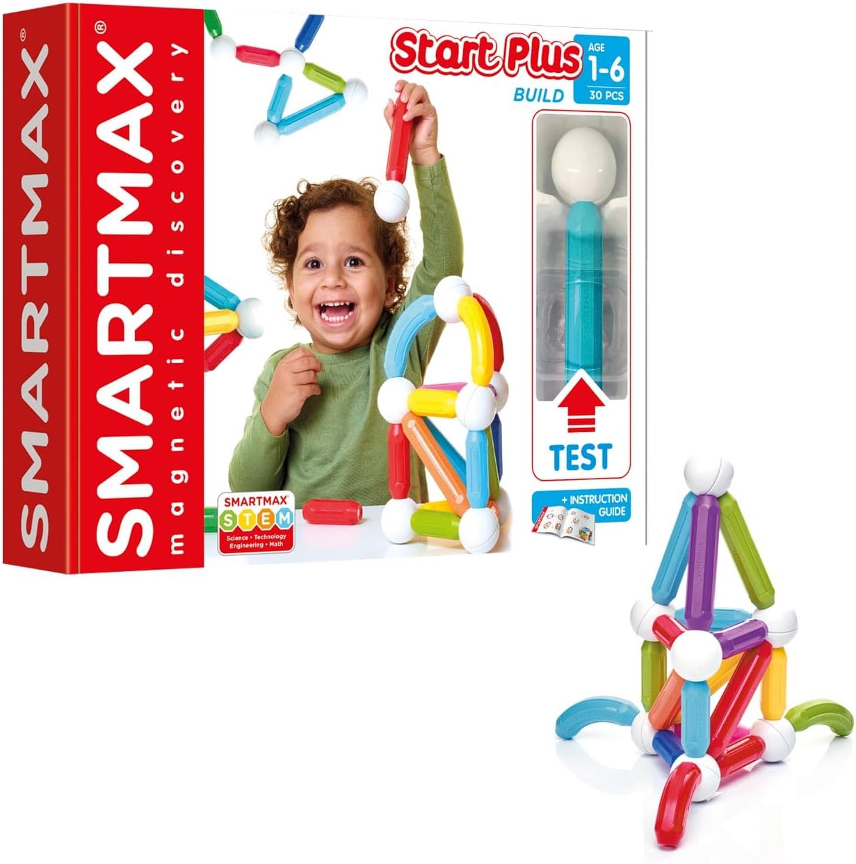 SmartMax Start STEM Building Magnetic Discovery Set for Ages 1-10