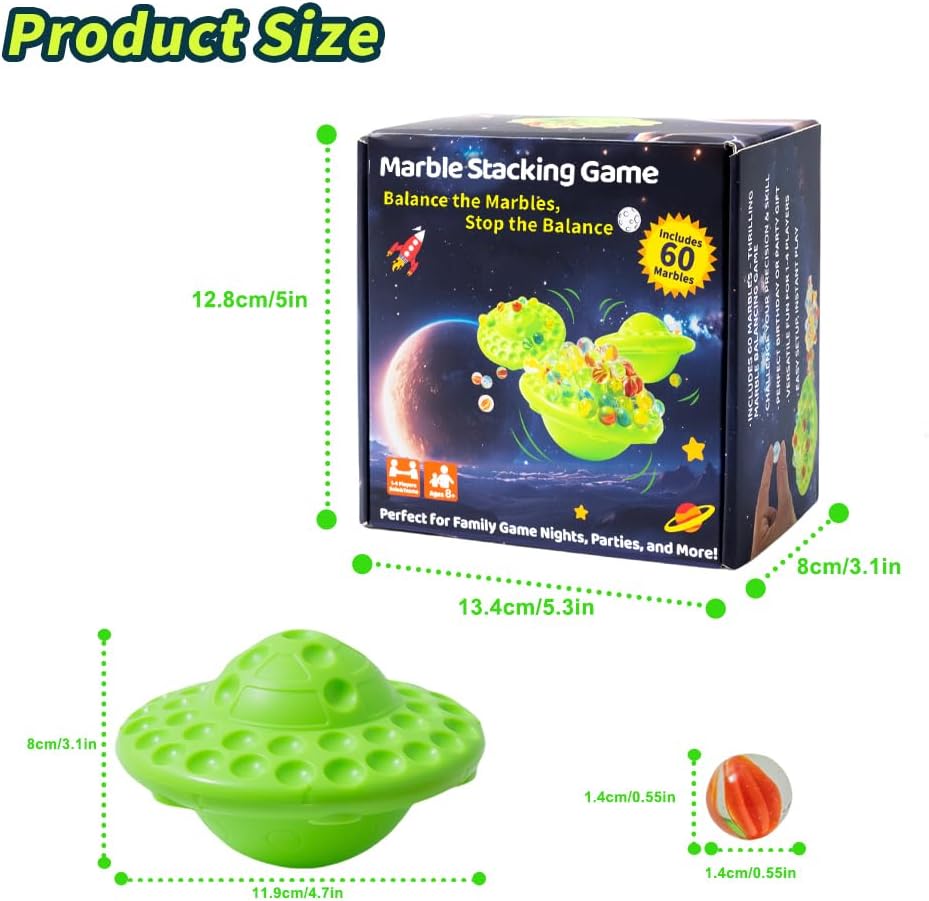 Family & Party Fun Pinball Table -Beigewith Colorful Balls, Portable Home & Birthday Parties, and Social Gatherings, Party Game Board | Playful Design | Durable Game Board, Pinball Machine