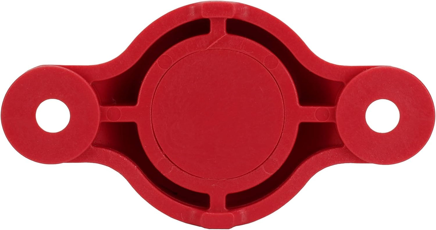 Fastronix 3/16" (#10-32) Stainless Steel Single Stud Power and Ground Junction Block Red and Black