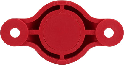 Fastronix 3/16" (#10-32) Stainless Steel Single Stud Power and Ground Junction Block Red and Black