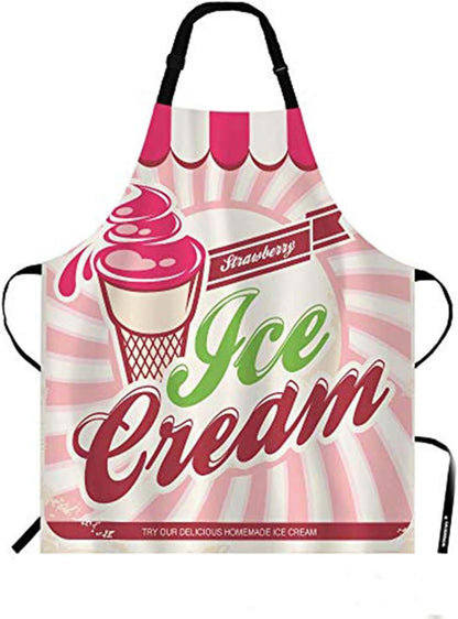 WONDERTIFY Science Education Sketch Apron,Laboratory Chemistry Book Equation Loupe Beaker Flask Glass Bib Apron with Adjustable Neck for Men Women,Suitable for Kitchen Cooking Chef Grill Bistro Apron
