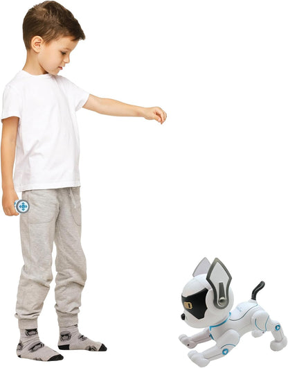Lexibook Power Puppy® Jr - My Little Robot Dog - Robot Dog with Sounds, Music, Light Effects - Barks and Walks Like a Real Dog, Toy for Boys and Girls - PUP01