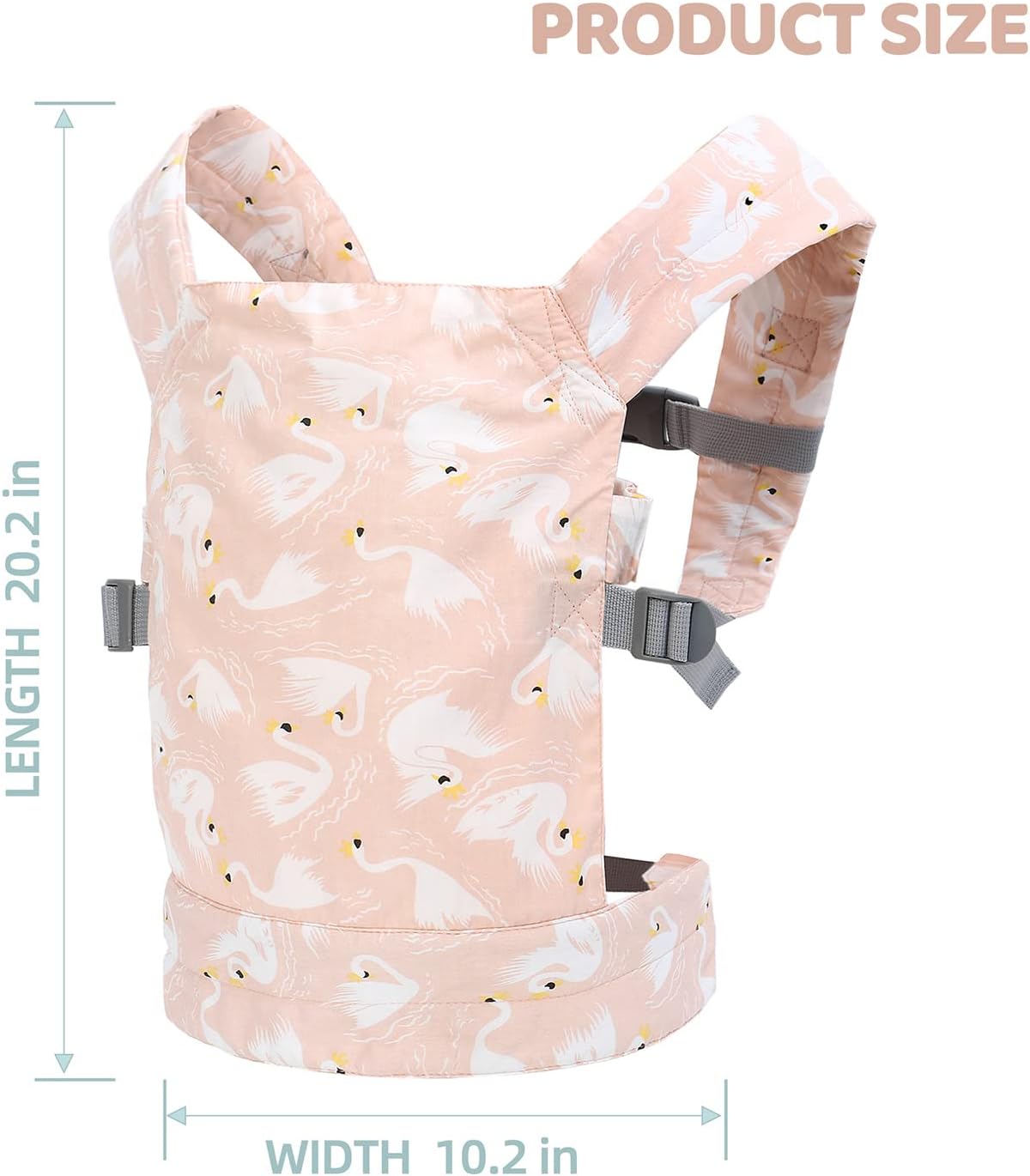 Miracle Baby Doll Carrier for Kids, Front and Back Baby Doll Accessories Backpack Kid Toddlers Play Toy Baby Carriers with Adjustable Straps for Little Girls