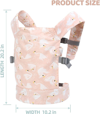 Miracle Baby Doll Carrier for Kids, Front and Back Baby Doll Accessories Backpack Kid Toddlers Play Toy Baby Carriers with Adjustable Straps for Little Girls