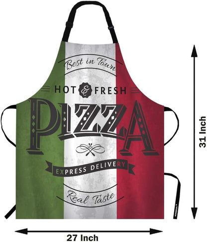 WONDERTIFY Science Education Sketch Apron,Laboratory Chemistry Book Equation Loupe Beaker Flask Glass Bib Apron with Adjustable Neck for Men Women,Suitable for Kitchen Cooking Chef Grill Bistro Apron