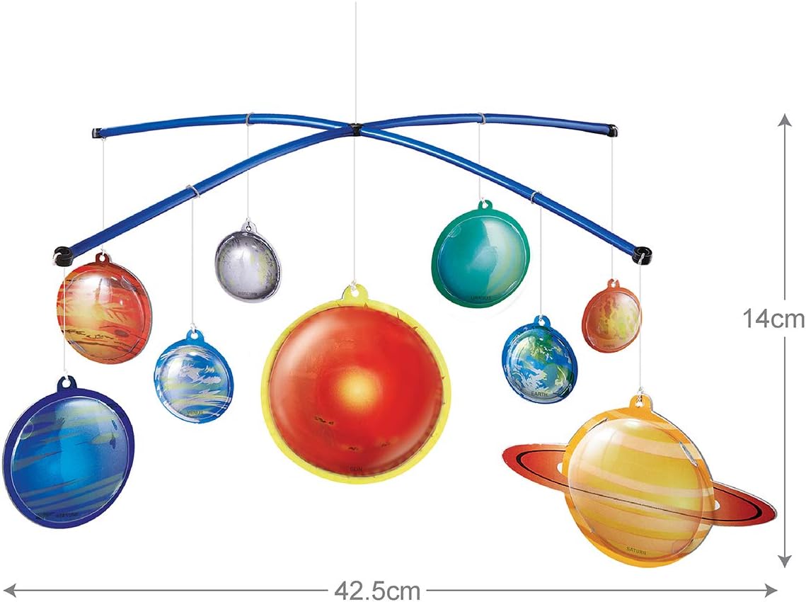 4M Glow-in-the-Dark Solar System Mobile Making Kit, Multi