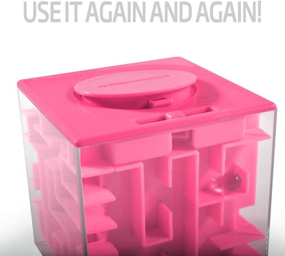 Trekbest Money Maze Puzzle Box - A Fun Unique Way to Give Gifts for Kids and Adults (Green)
