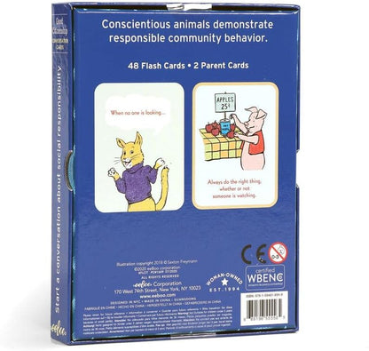 eeBoo: Good Citizenship Conversation Flash Cards, Encourages and Teaches Children How to Be Part of Their Community, Whether Family, School, or Planet, for Ages 3 and up