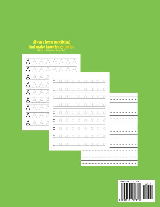 Handwriting Practice Paper For Kids: Letters Tracing Book for Preschoolers | Practice Letters Numbers Shapes and Lines with pen smoothly