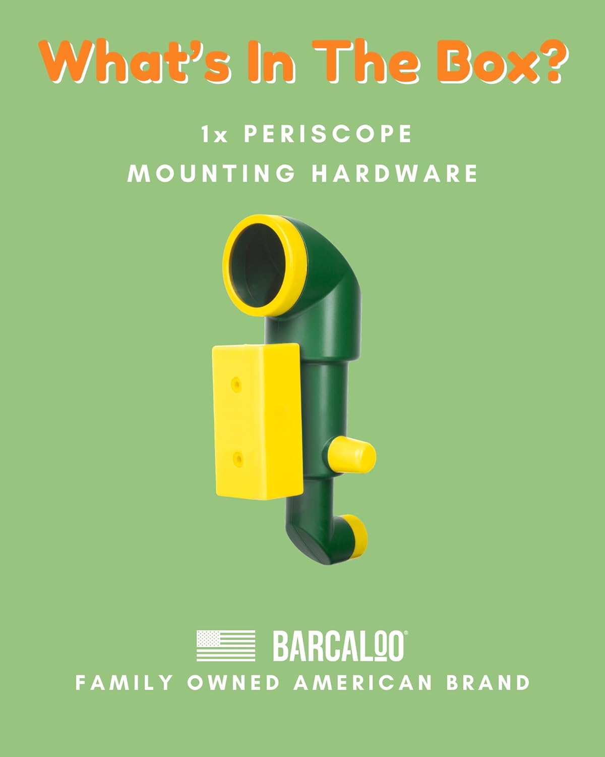 Barcaloo Kids Playset Telescope - Outdoor Backyard Playground Accessories for Kids, Pirate Telescope for Swingset, Jungle Gym, Treehouse, and Playset Accessories