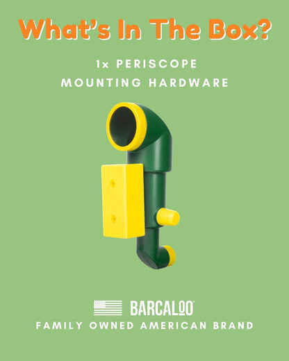 Barcaloo Kids Playset Telescope - Outdoor Backyard Playground Accessories for Kids, Pirate Telescope for Swingset, Jungle Gym, Treehouse, and Playset Accessories