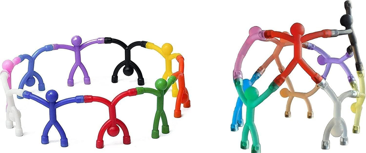 MAGMEN Magnetic Fidget Toys 10PC Opaque Set, STEM Magnetic Building Figures for Kids, Sensory Toys for ADHD Autism, Stocking Stuffers, Travel Toys, Desk Toys for Adults, Easter Basket Stuffers