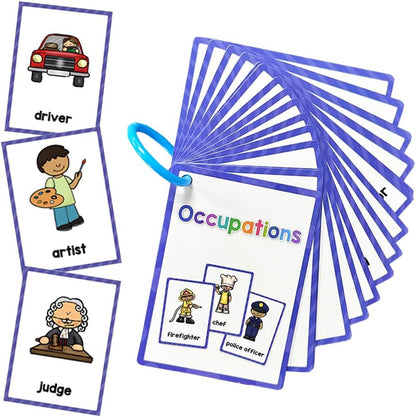 Lachilly Number 1-100 English Flashcards, High Frequency Words, Kindergarten ESL Teaching Materials, Autism Learning Materials, Vocabulary Building, 15 Cards 28 Words