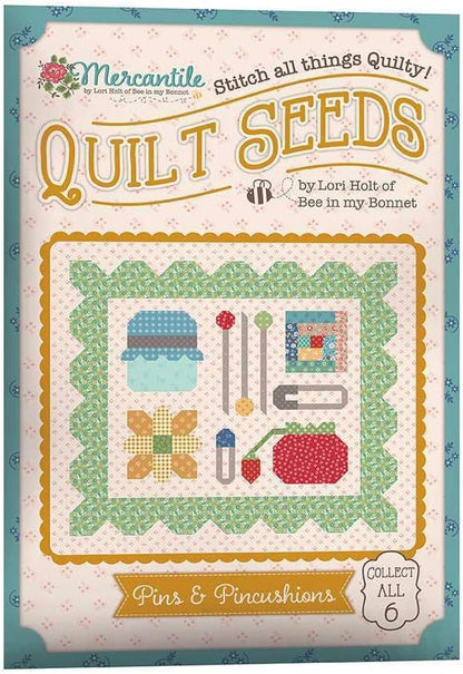 Riley Blake - Mercantile by Lori Holt - Quilt Seeds Block Pattern - Pins & Pincushions