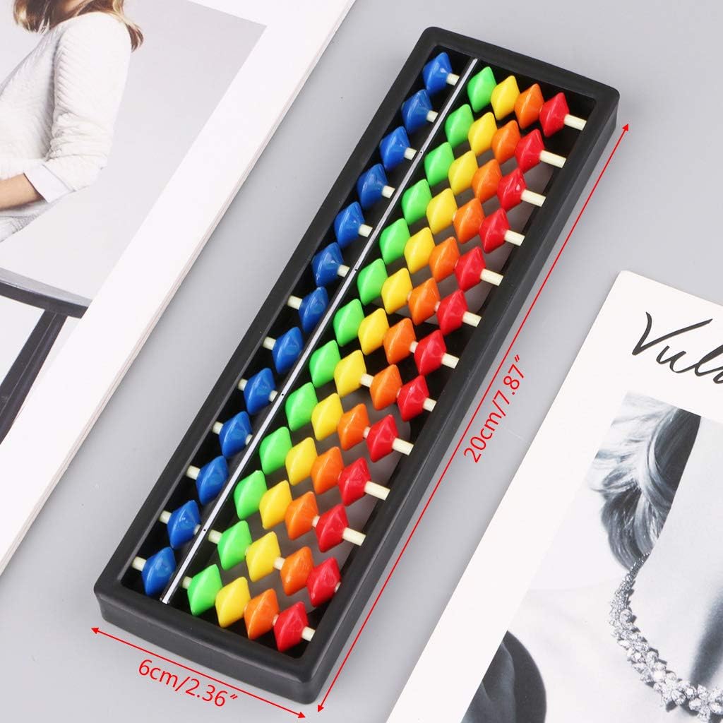 13 Column Portable Soroban Calculating Tool with Color