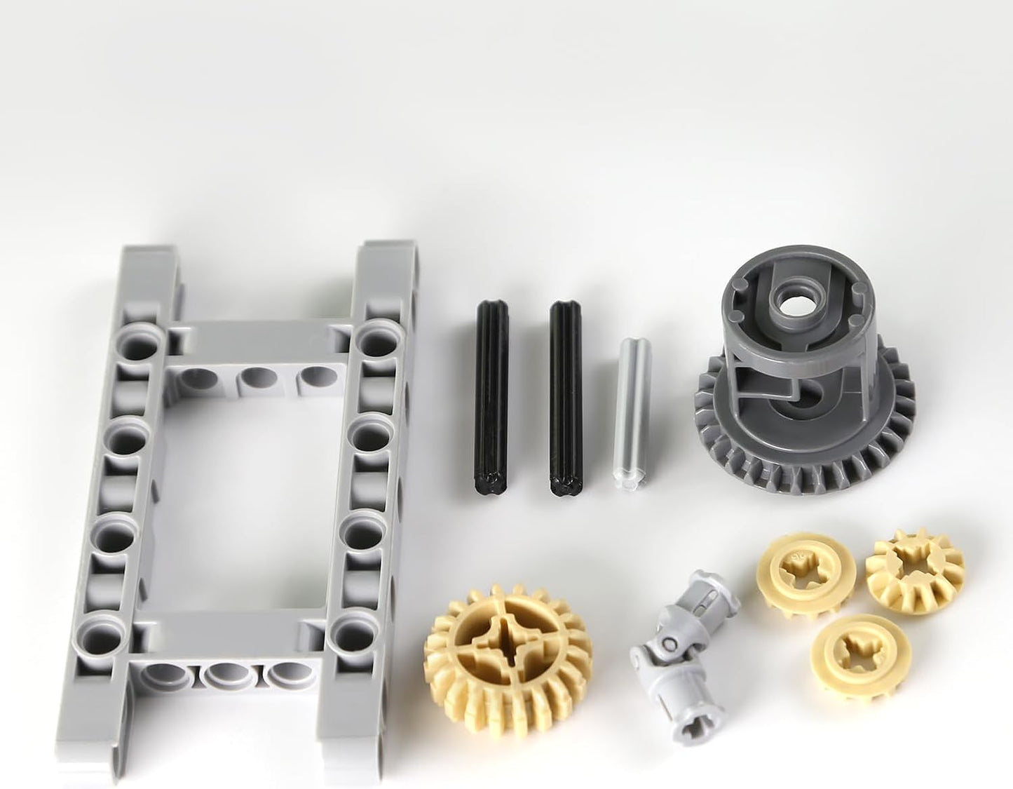 Domoni Technical Car Building Blocks Frame Differential Combined Gear Transmissions Chassis Part Joint Axle Frame Liftarm Set of 2