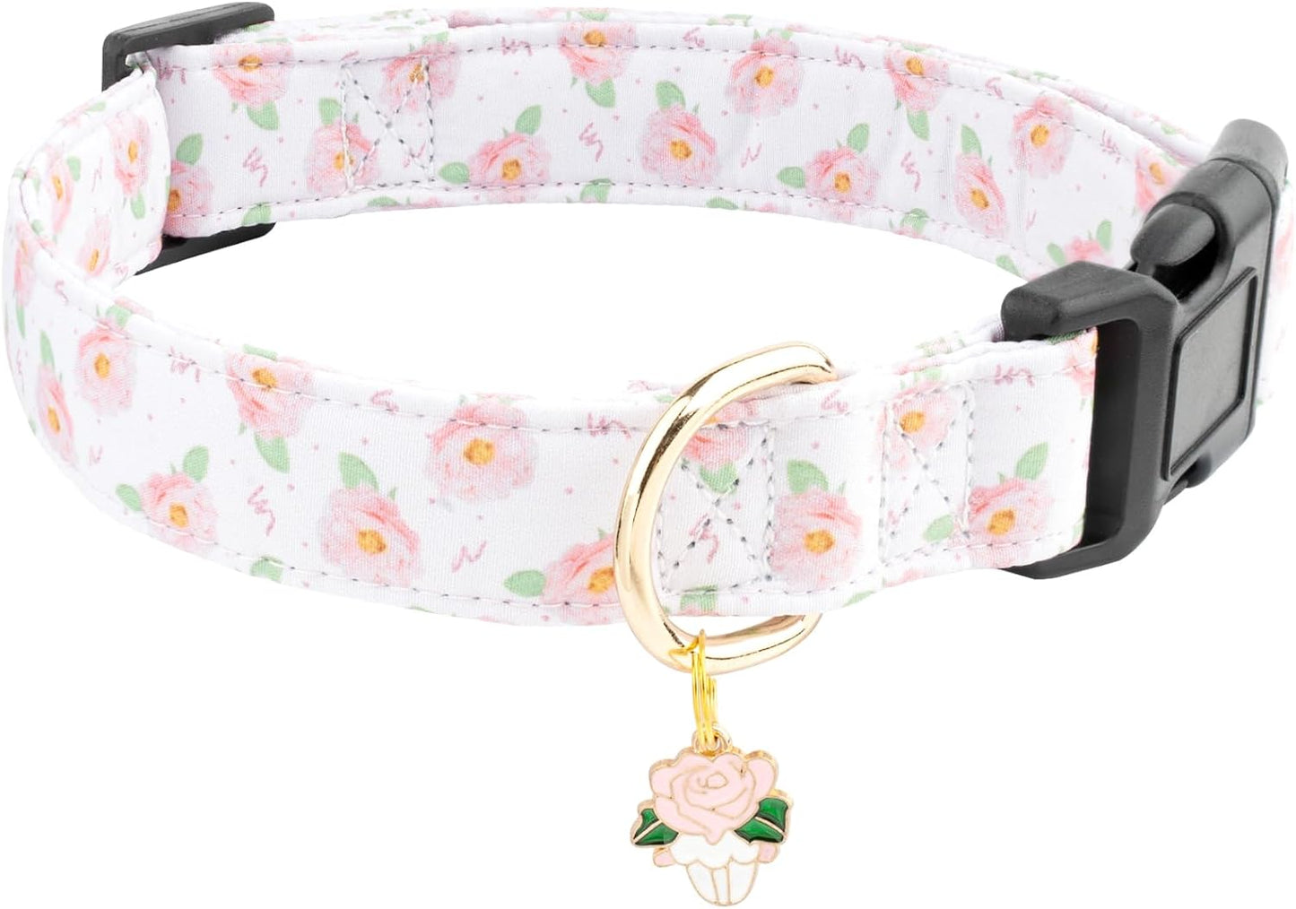 Faygarsle Dog Collar for Small Medium Large Dogs Colorful Puppy Collars for Female Dogs Toy Building Blocks Patterned Pet Collars for Summer Spring Wedding Puppy Girl Dog Collar M