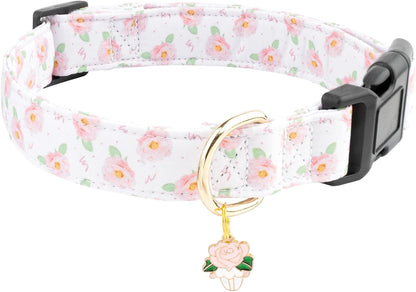 Faygarsle Dog Collar for Small Medium Large Dogs Colorful Puppy Collars for Female Dogs Toy Building Blocks Patterned Pet Collars for Summer Spring Wedding Puppy Girl Dog Collar M