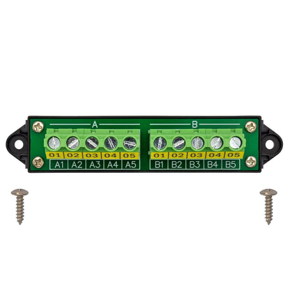 30Amp 300V 1x10 Position Terminal Block Distribution Module. OONO D-1661GP