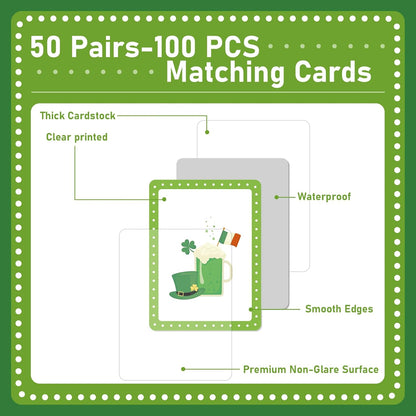 gisgfim 100 PCS Memory Matching Game Famous Paintings Concentration Memory Card for Adults Learning Educational Game A Fun & Fast Artworks Theme Matching Games