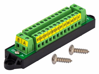 30Amp 300V 1x10 Position Terminal Block Distribution Module. OONO D-1661GP