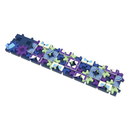 Learning Resources Glowing PatternGears - Building Set with Glow in the Dark Stickers, Toddlers Hands-On Toy, STEM Construction & Engineering, Fine Motor, Gifts for Boys and Girls