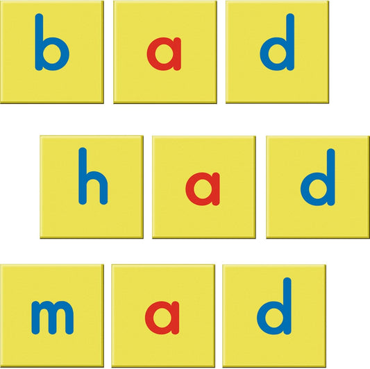 Really Good Stuff EZread Magnetic Foam Lowercase Letter Tiles - 52 Tiles, 1 3/8" Squares | Ages 4-9, Grade K-3, Alphabet for Kids, Literacy Activity, Educational, Word Building, Classroom Must Haves