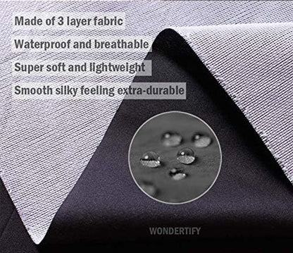 WONDERTIFY Science Education Sketch Apron,Laboratory Chemistry Book Equation Loupe Beaker Flask Glass Bib Apron with Adjustable Neck for Men Women,Suitable for Kitchen Cooking Chef Grill Bistro Apron