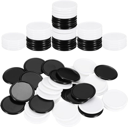 uxcell 100Pcs 0.8 Inch Plastic Poker Chips, Mini Bingo Chips Learning Counters Counting Counters Disks Markers Opaque Game Tokens for Game Play Math Counting, Yellow