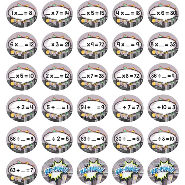 Really Good Stuff KA-PING! Multiplication and Division Game - 1 Game