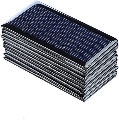 SUNYIMA 5V 60mA Epoxy Polycrystalline Solar Panel Cells for Battery Charger DIY System Kits 68mmx37mm / 2.67"x1.45"