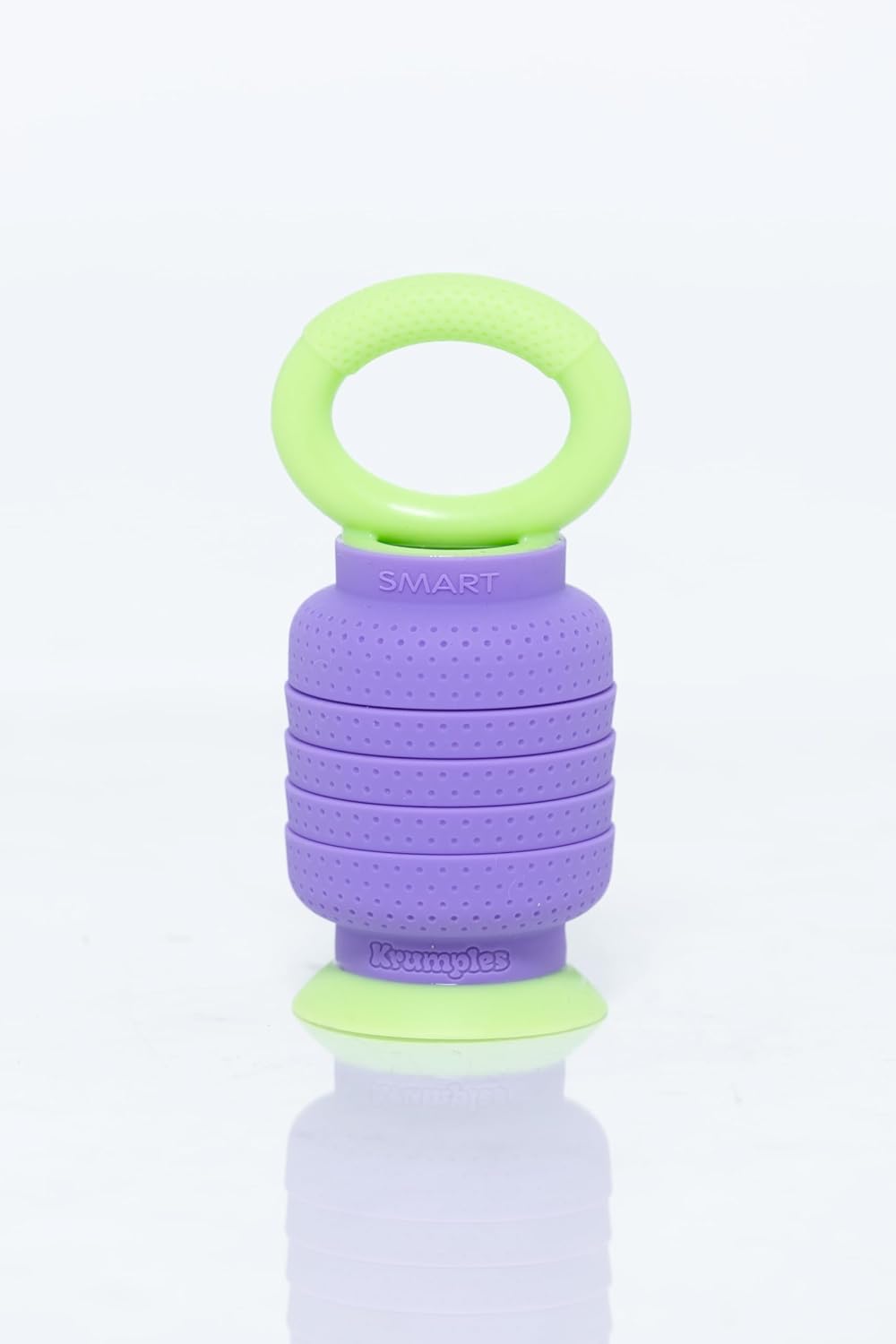 KRUMPLES Plungy Blue Sensory Suction Toy for Ages 10M+ | BPA-Free Silicone Fidget | Promotes Fine Motor Skills | Dishwasher Safe | Ideal Baby and Toddler Gift | Fun for All Ages